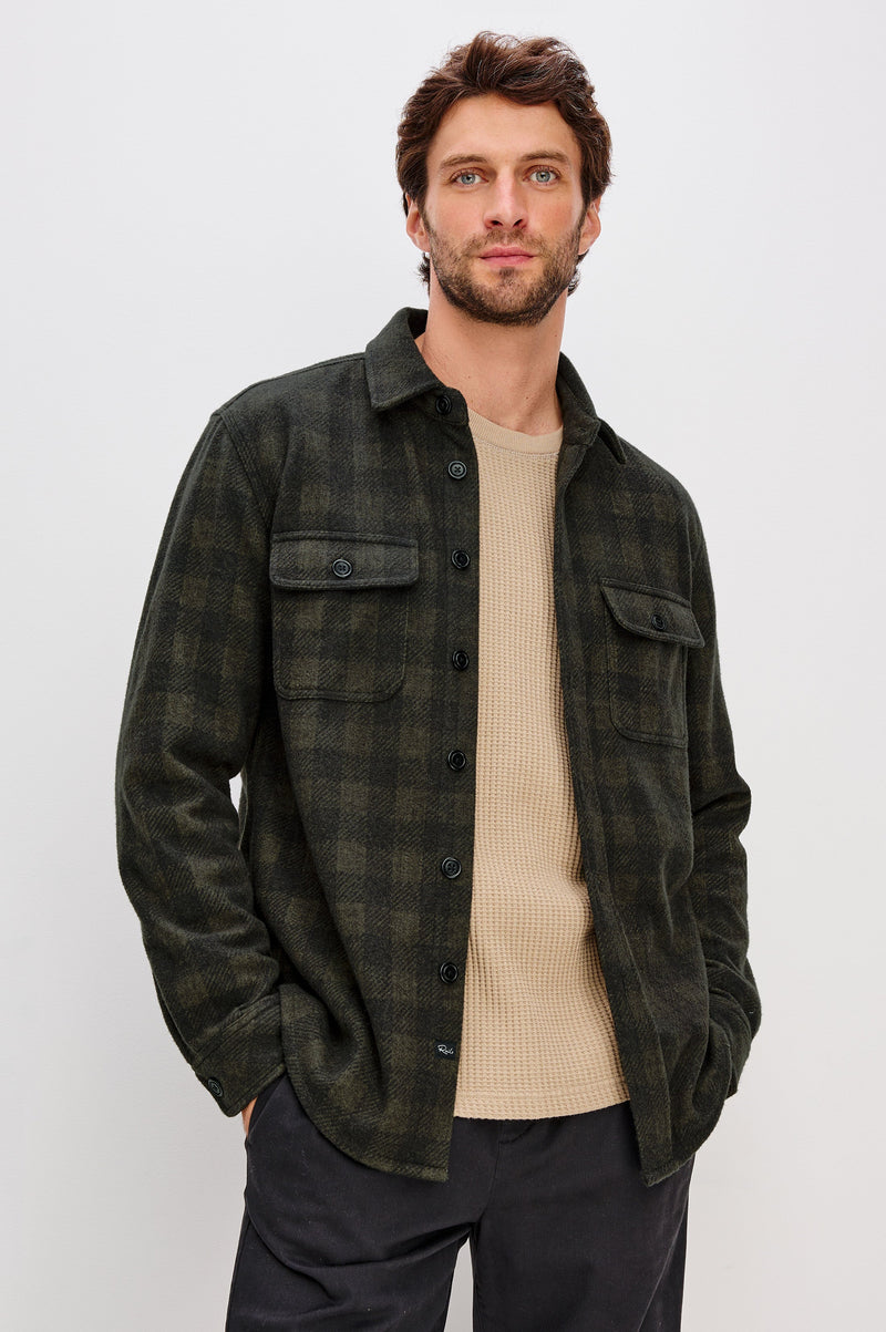 Rails - Alder Shirt - Onyx Surplus