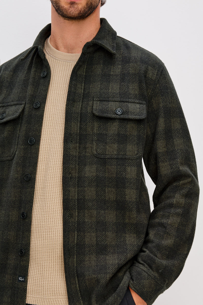 Rails - Alder Shirt - Onyx Surplus