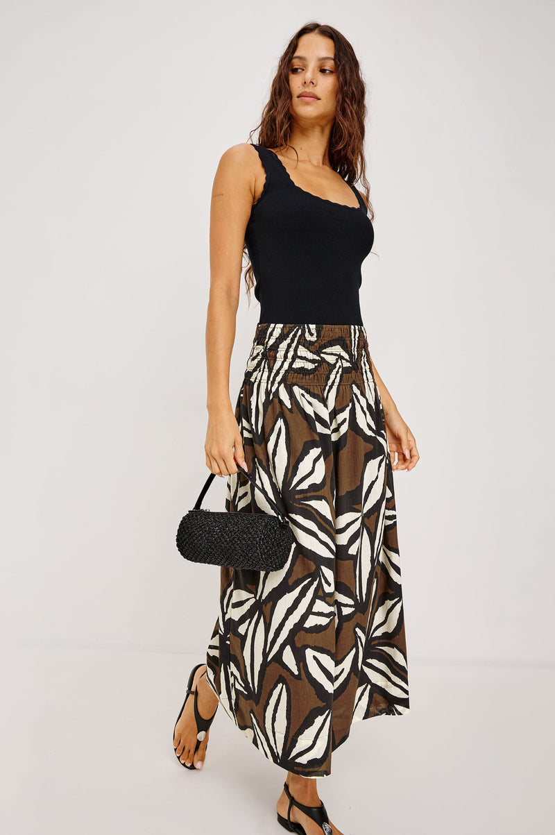 Rails - Alessa Skirt - Cocoa Floral