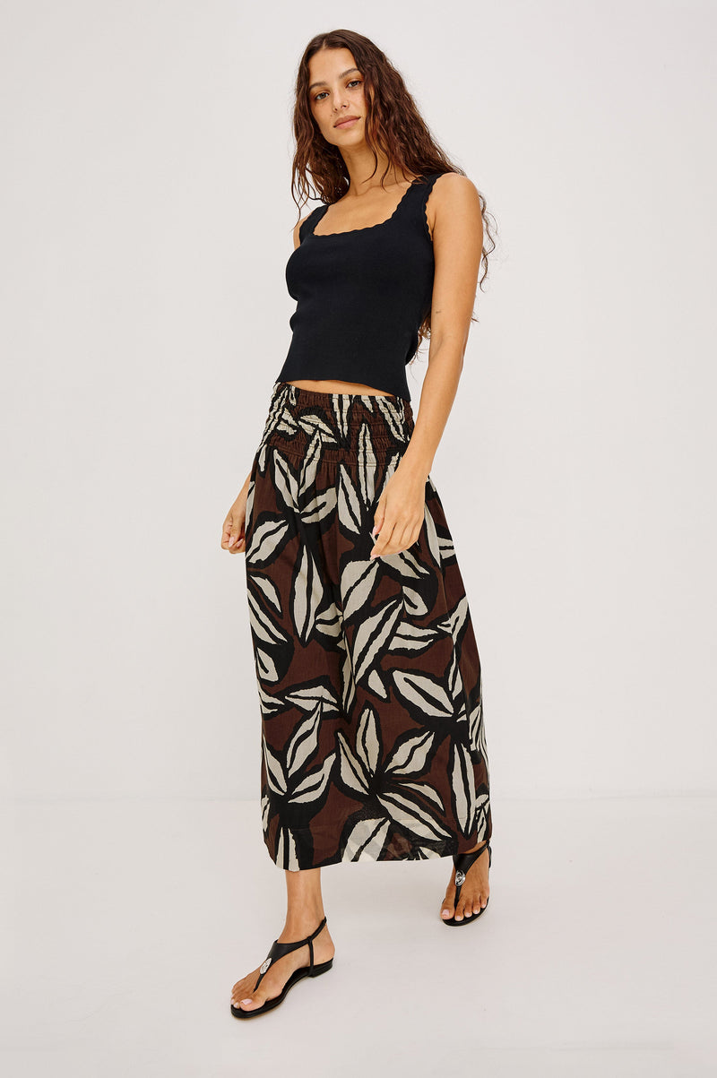 Rails - Alessa Skirt - Cocoa Floral