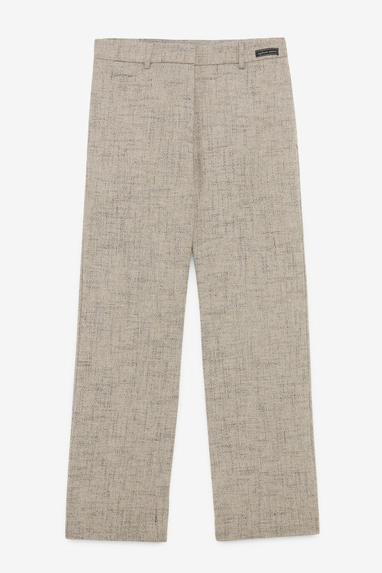 Ottod'Ame - Wool Blend Ankle Length Trousers - Stone