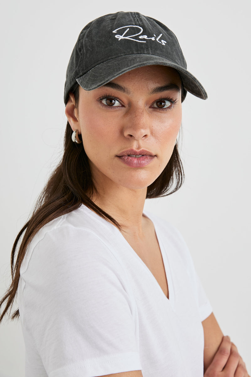 Rails - Anniversary Baseball Cap - Washed Black