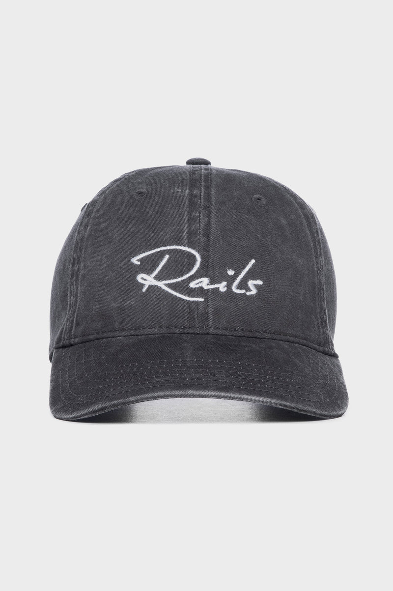 Rails - Anniversary Baseball Cap - Washed Black