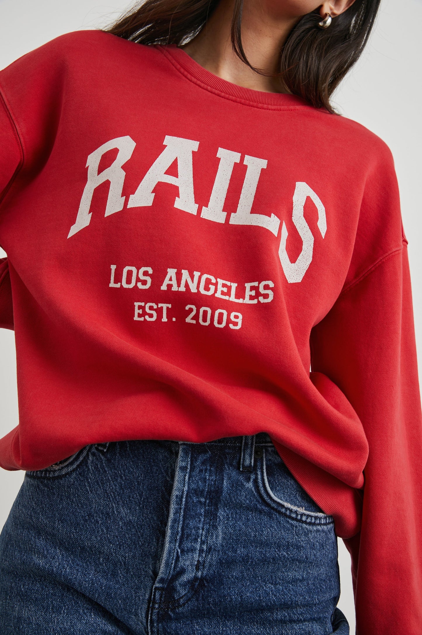 Rails - Anniversary Sweatshirt - Washed Red