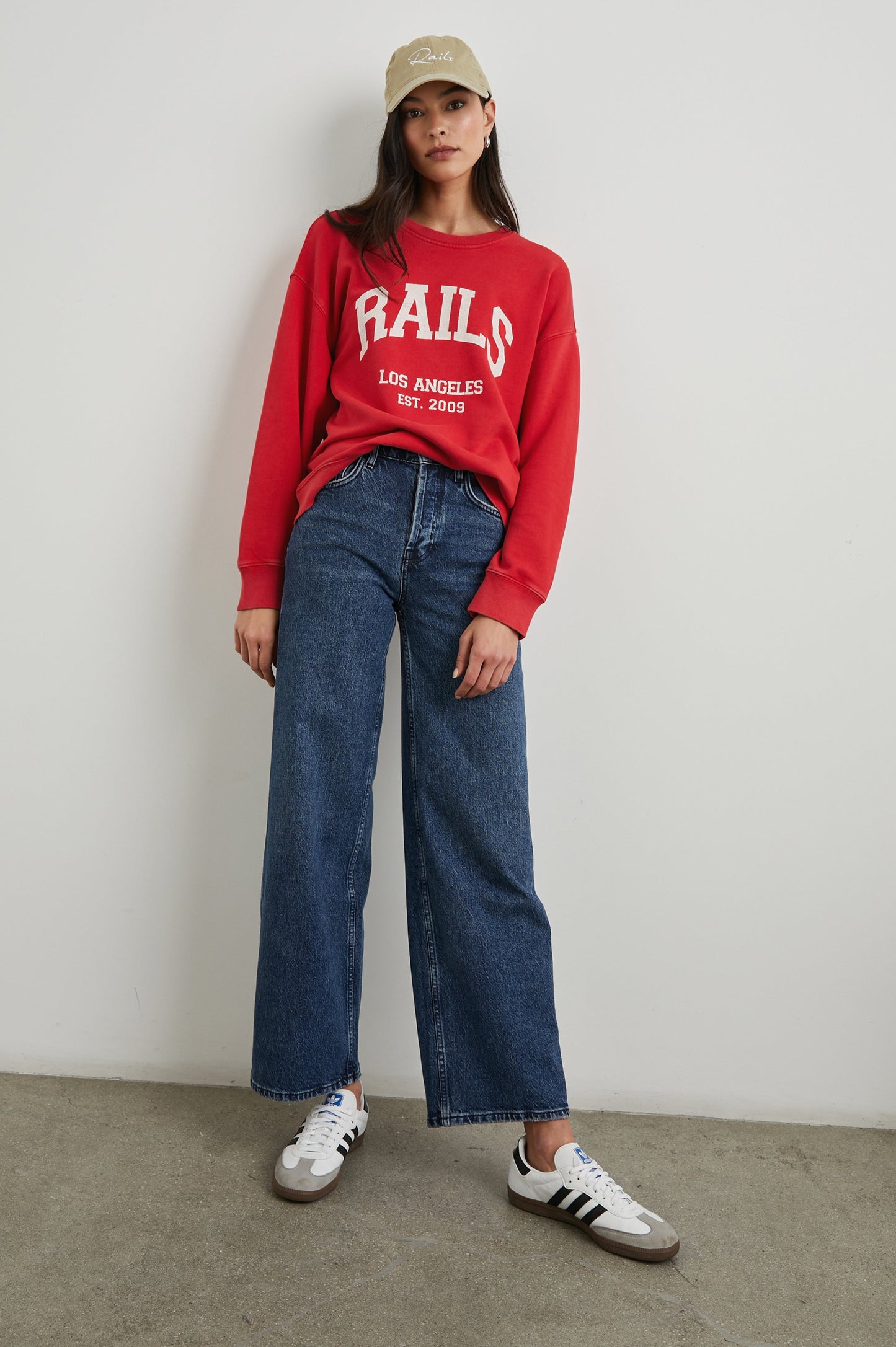 Rails - Anniversary Sweatshirt - Washed Red