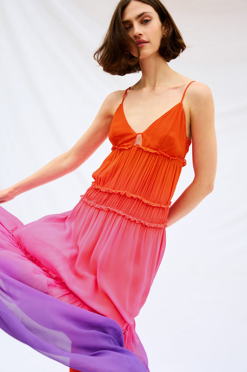 Rails - Antonella Dress - Violet Dip Dye