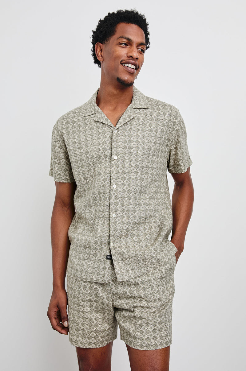 Rails- Atlas Shirt - Diamond Oat Olive