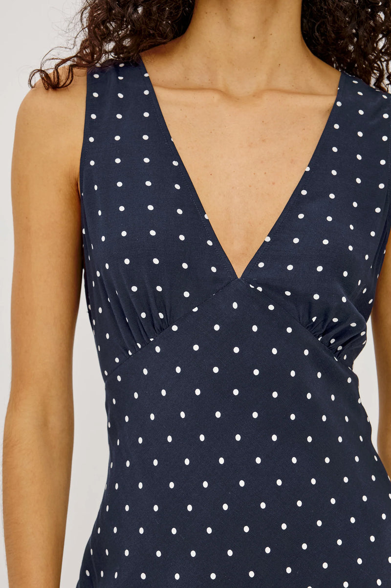 Rails - Audrina Dress - Navy Polka Dots