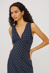 Rails - Audrina Dress - Navy Polka Dots