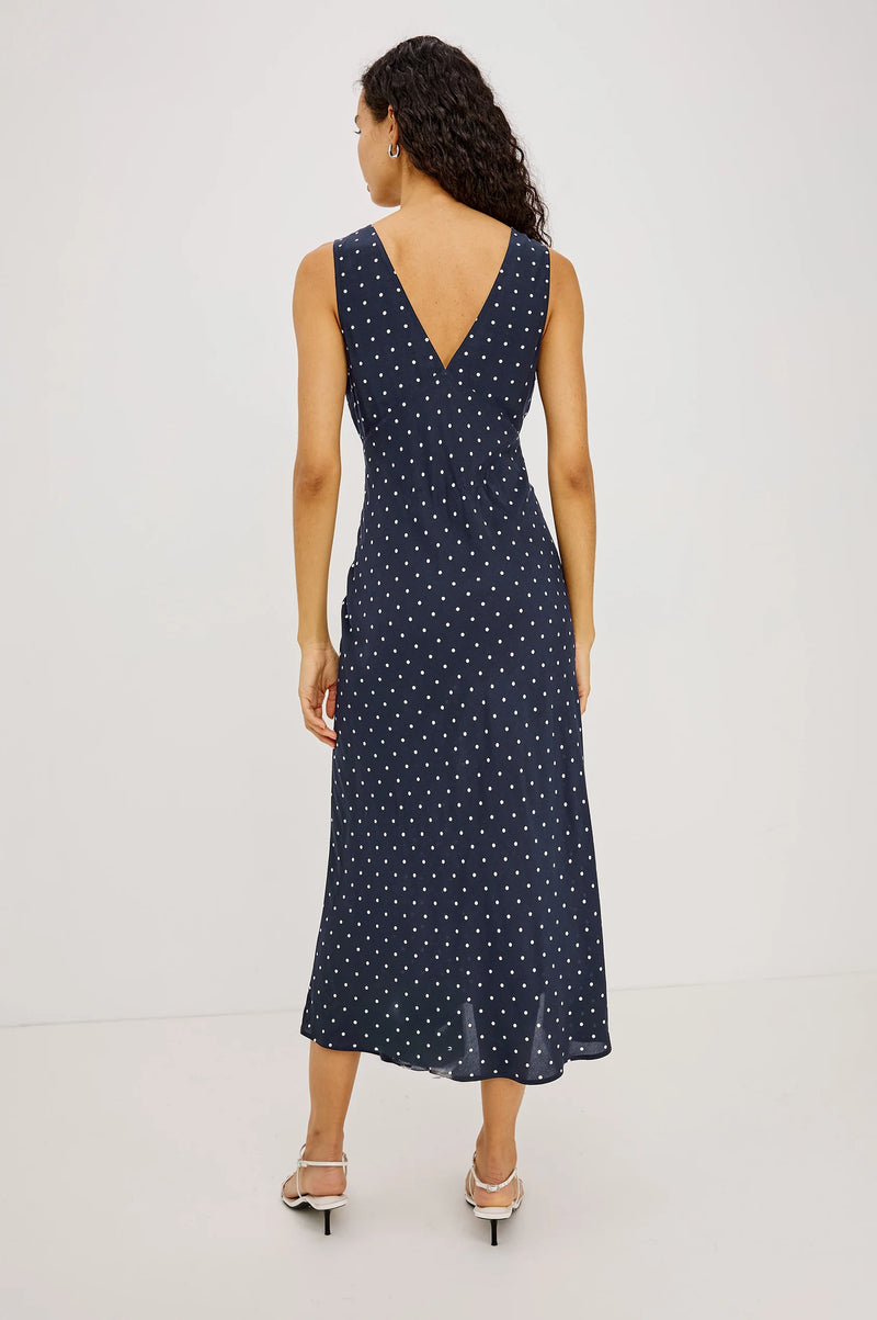 Rails - Audrina Dress - Navy Polka Dots