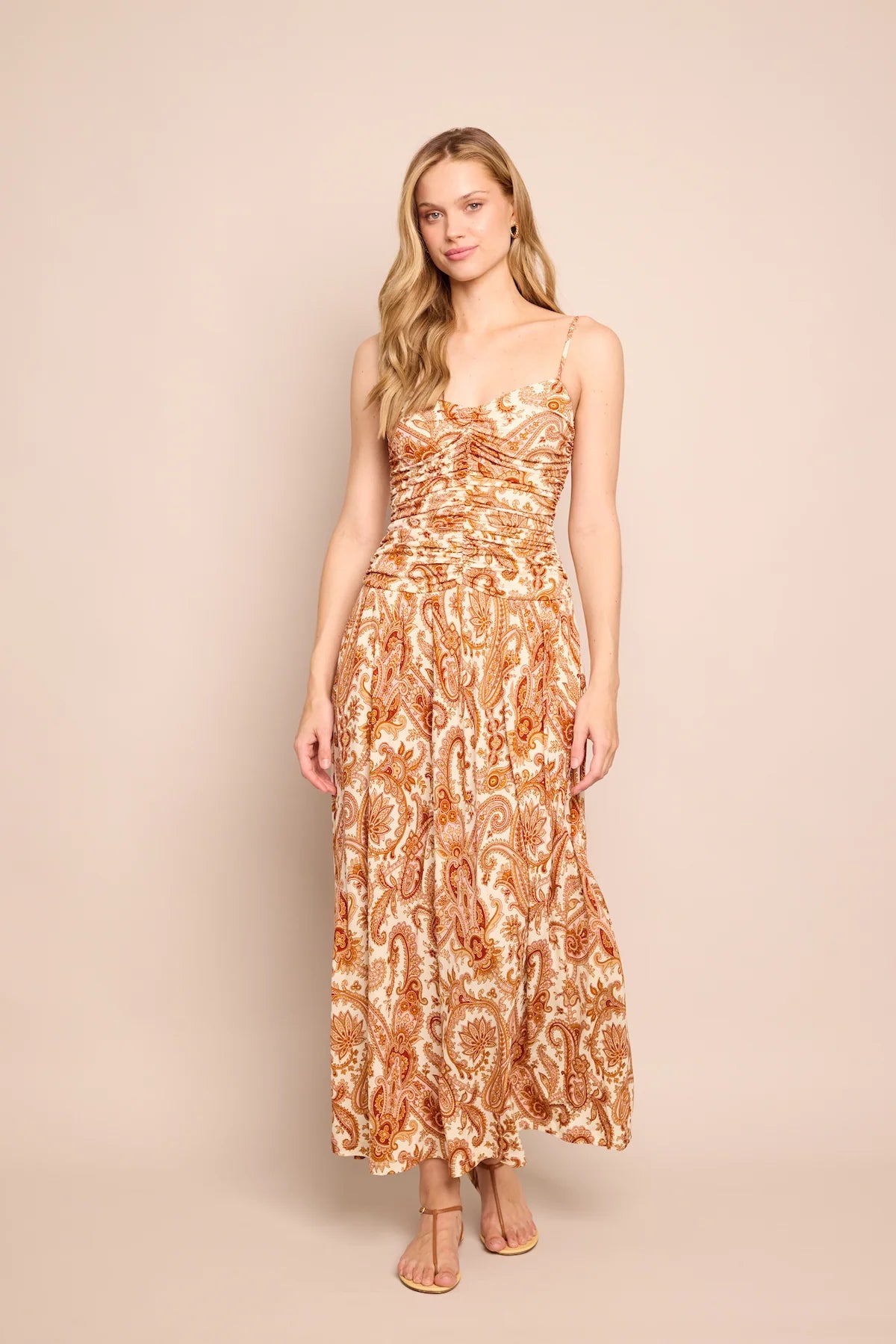 Cara Cara - Azalea Dress - Classic Paisley Egret