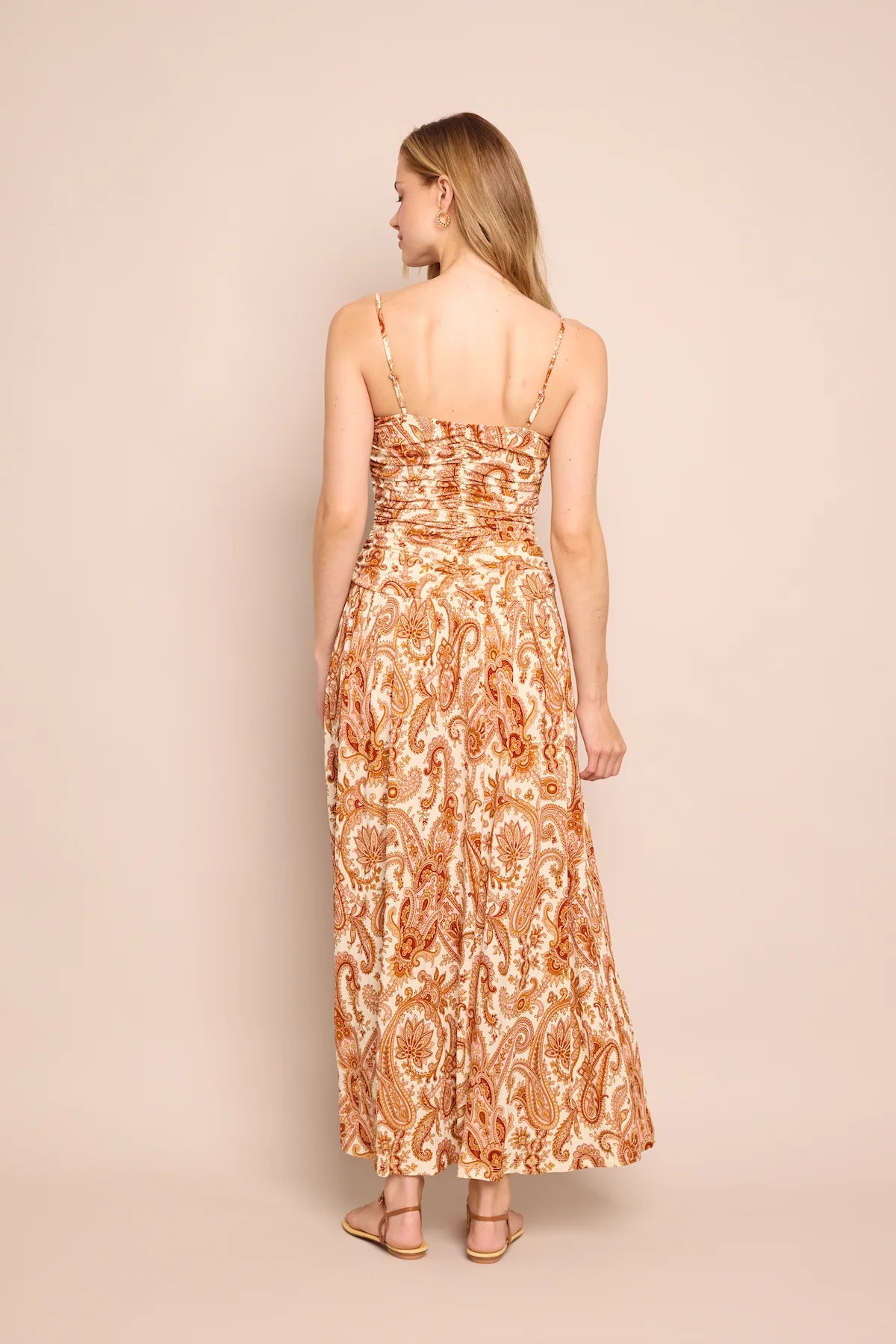 Cara Cara - Azalea Dress - Classic Paisley Egret