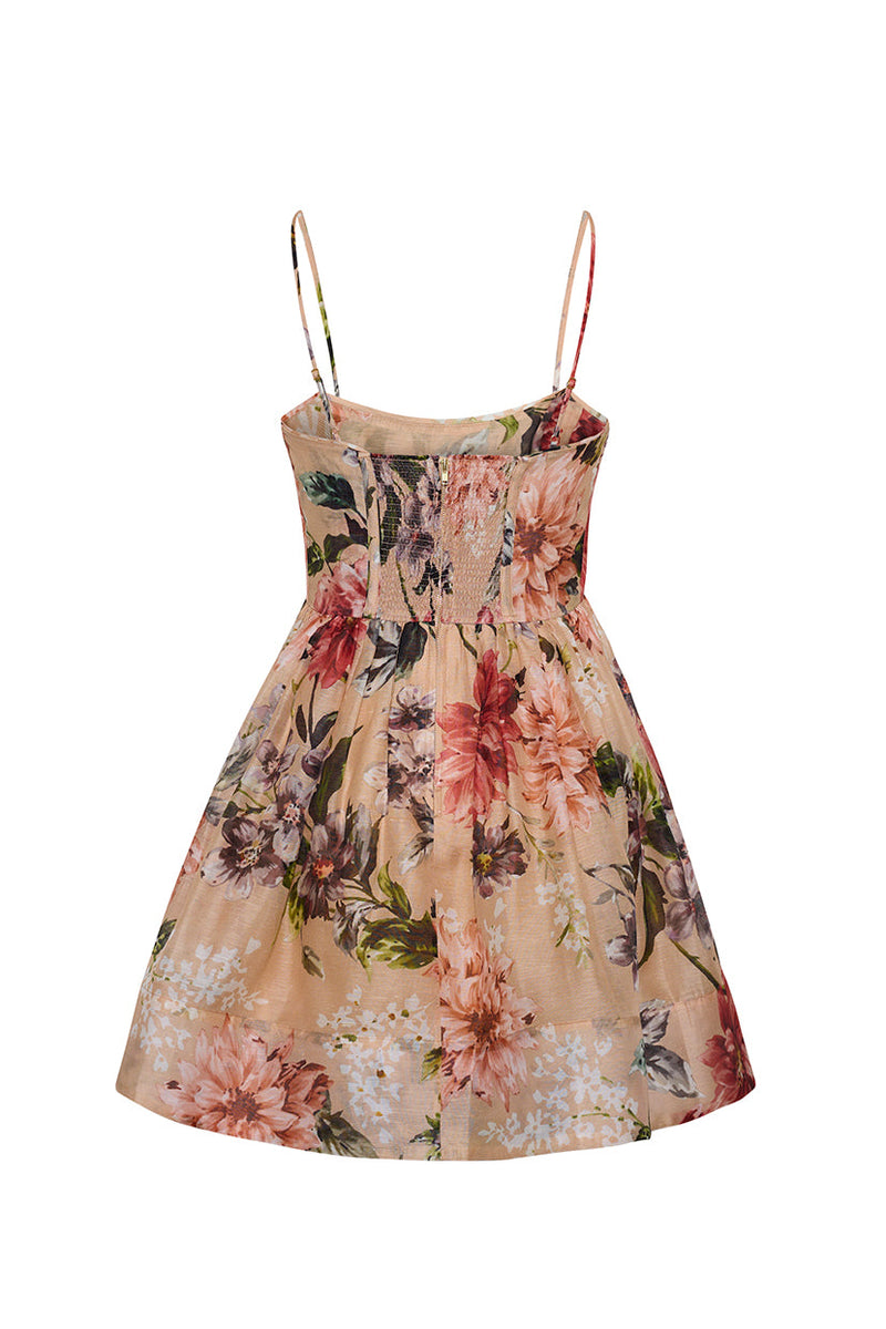 Cara Cara - Alba Mini Dress - Margaux Bloom Ginger