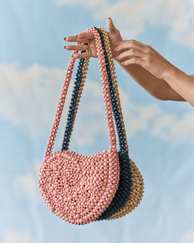 Aranaz - Testa Handbag - Blush