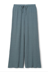 PerfectWhiteTee - Maddie Brushed Waffle Drawstring Pant - Slate