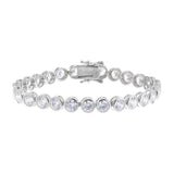 Bezel Tennis Bracelet
