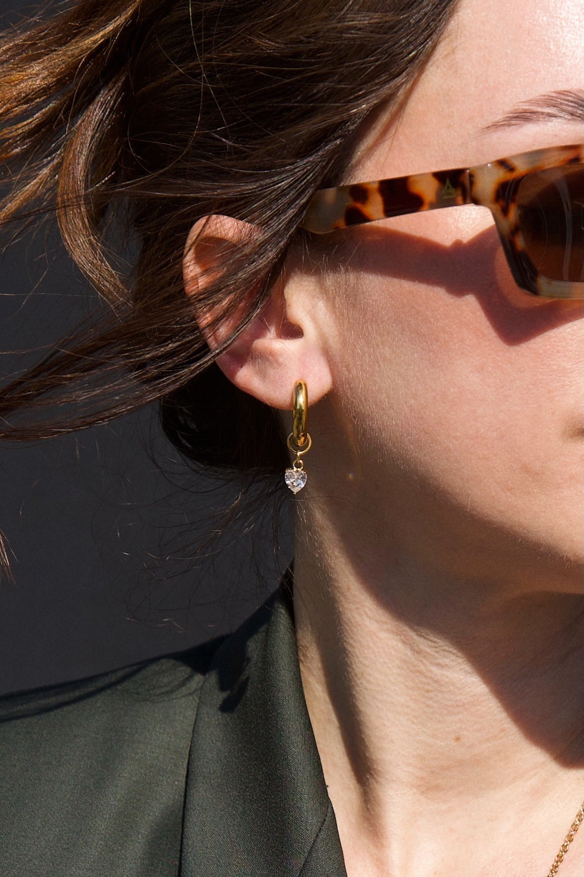 Ellie Vail - Tory Asymmetrical Mini Hoop Earring
