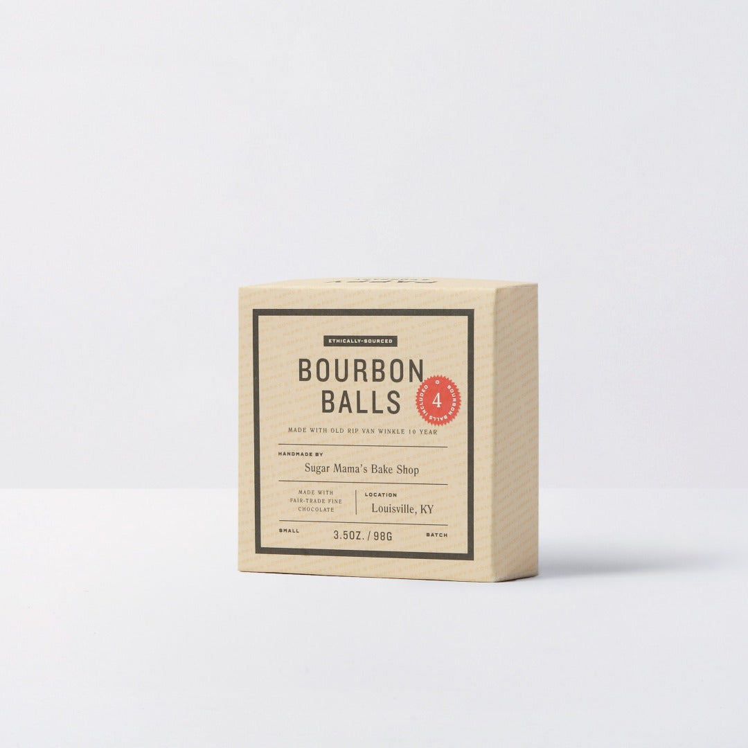 Pappy & Company Handmade Bourbon Balls (Pack of 4)