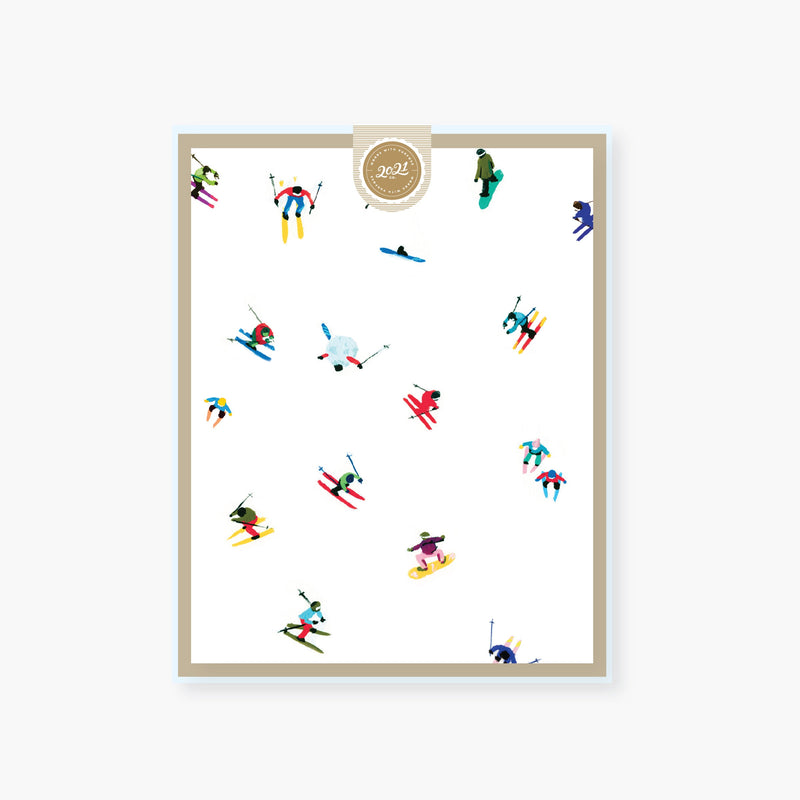 Hit The Slopes Greeting Card