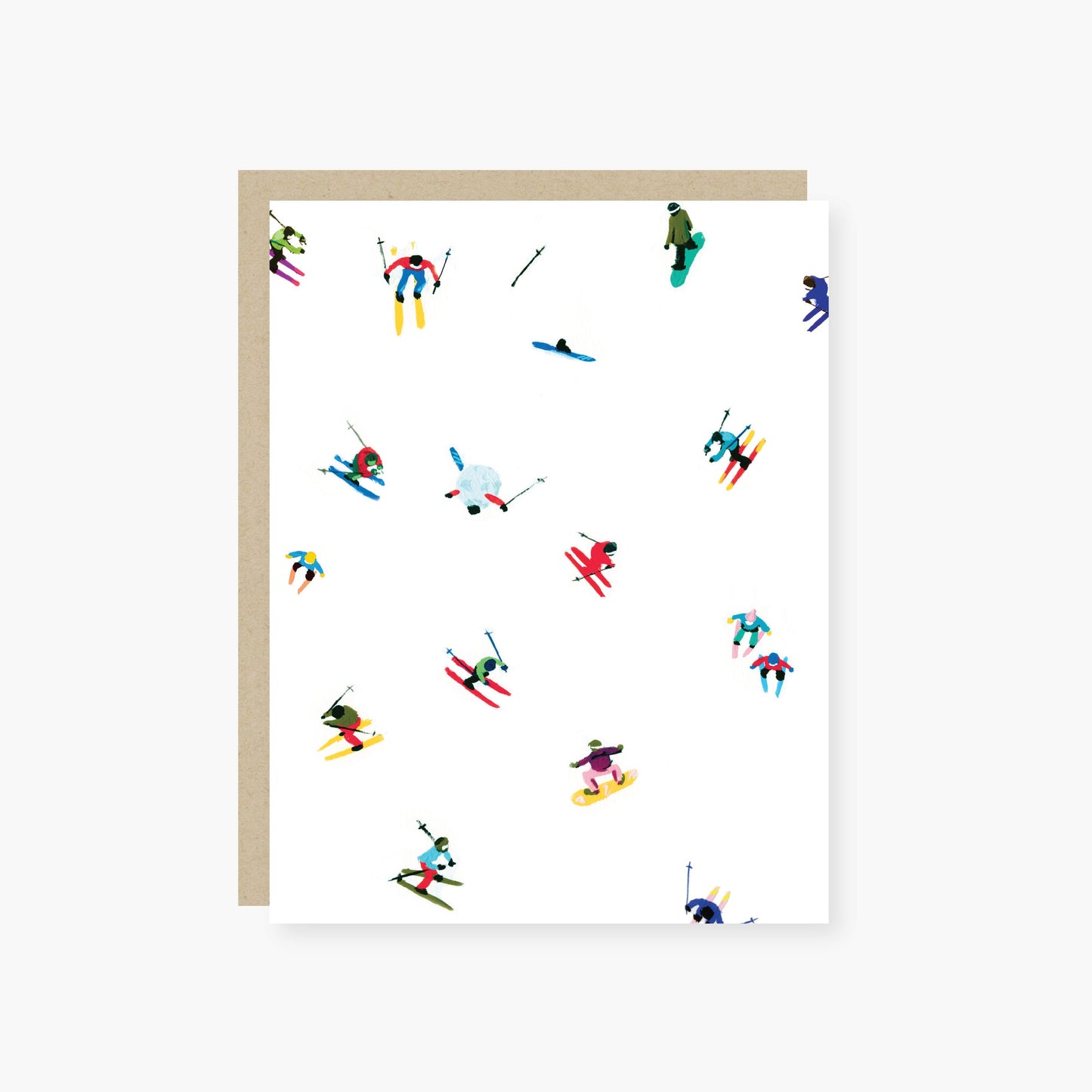Hit The Slopes Greeting Card