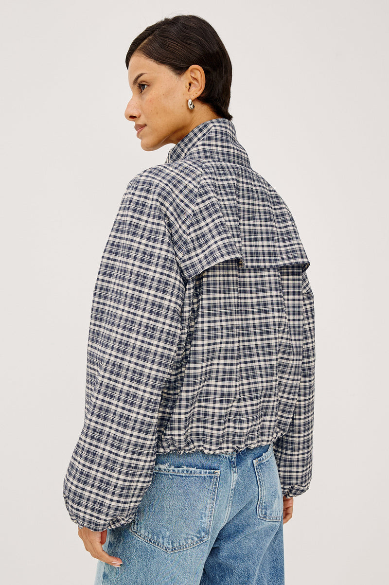 Blake Jacket in Mini Check