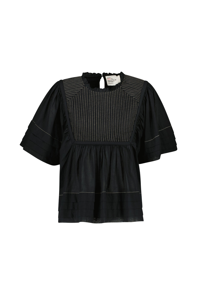 Leon & Harper - Blouse Clive Pint - Black