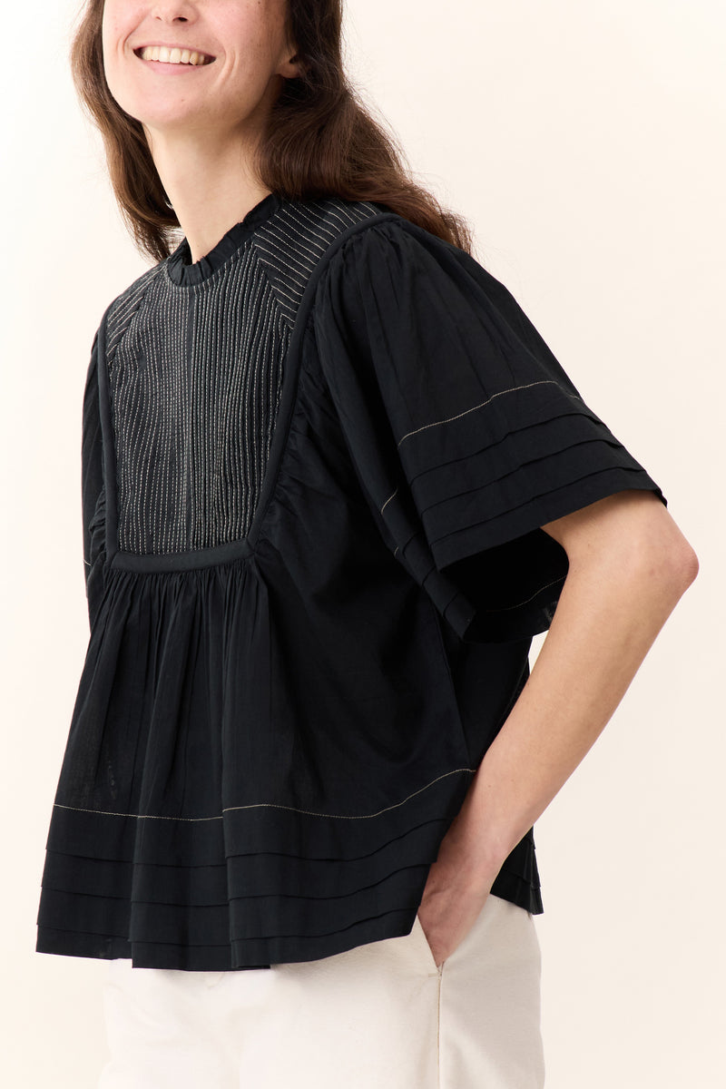 Leon & Harper - Blouse Clive Pint - Black