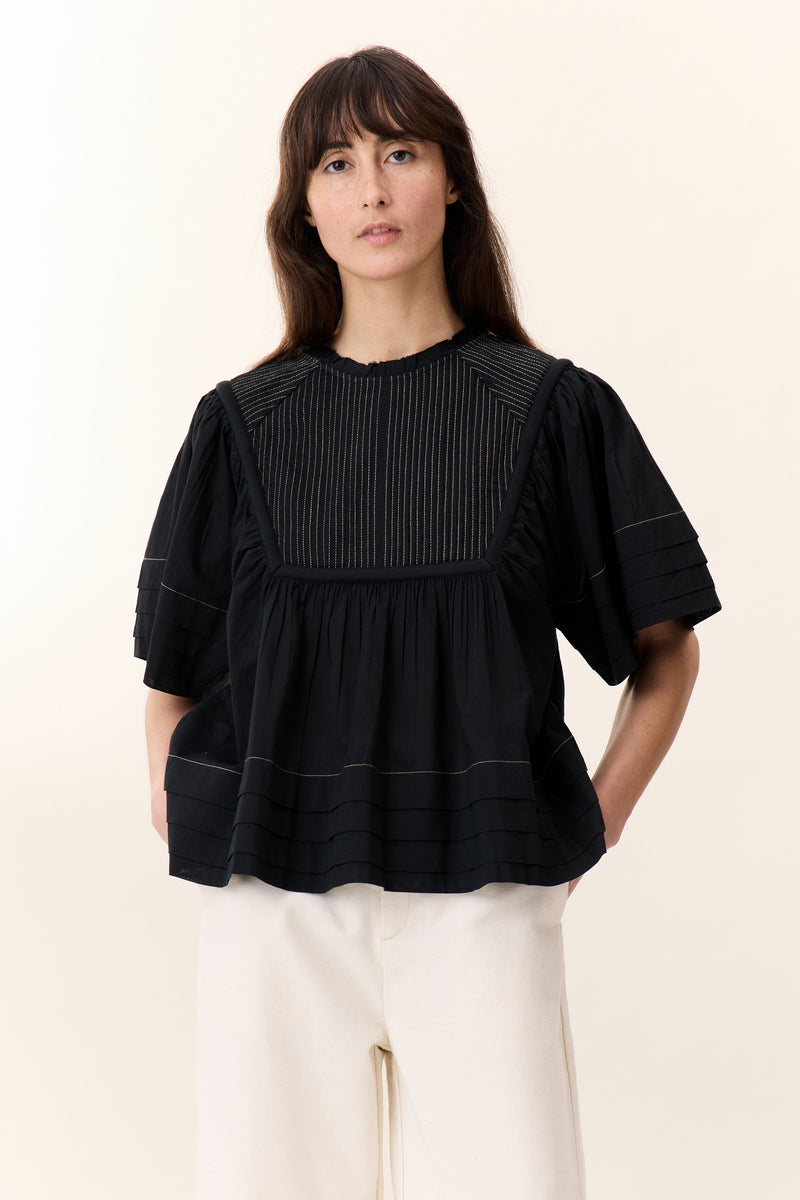 Leon & Harper - Blouse Clive Pint - Black