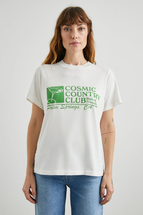 Rails Boyfriend T-Shirt, Cosmic Country Club