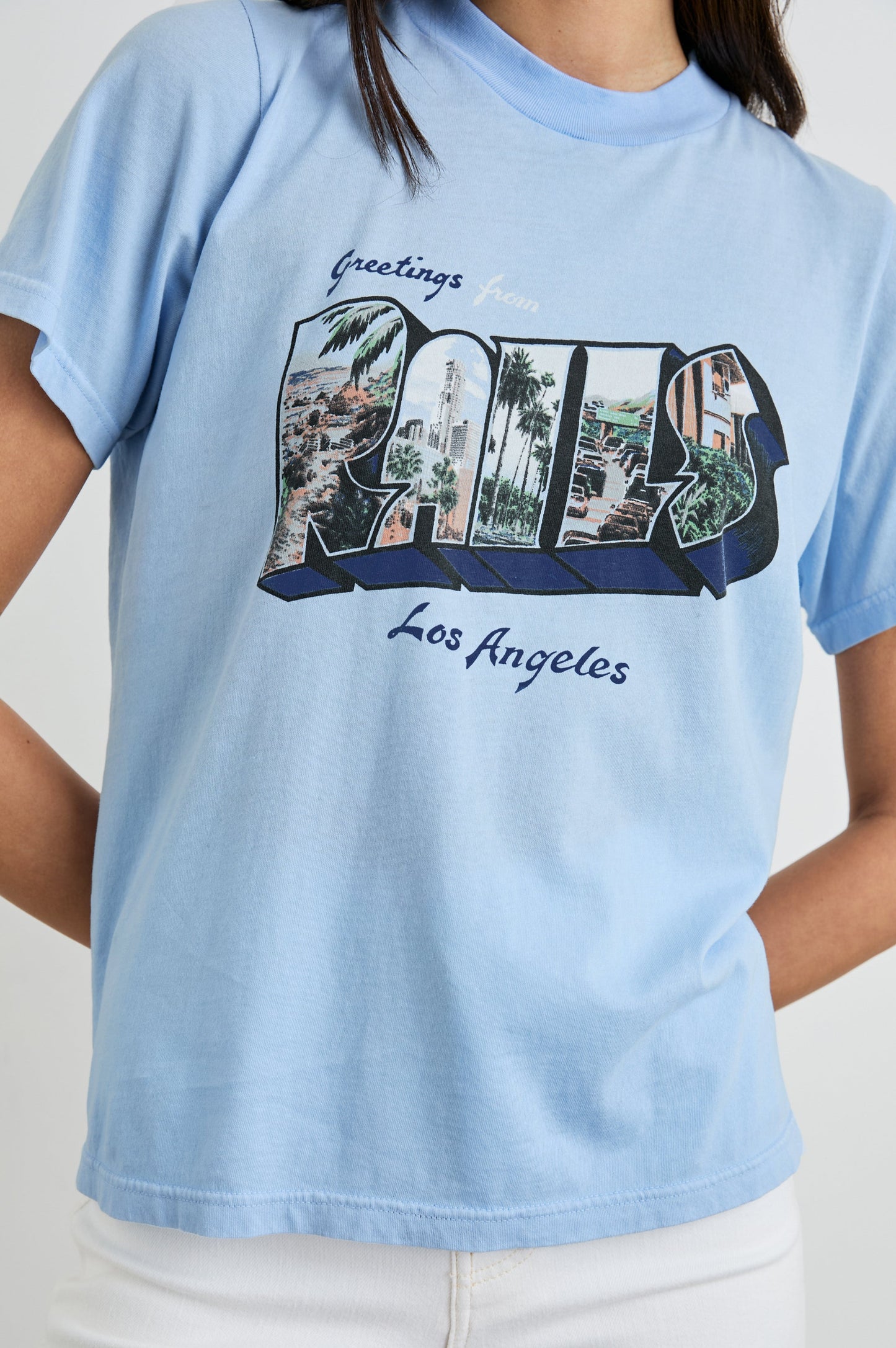 Rails - Boyfriend T-Shirt - Rails Los Angeles Blue