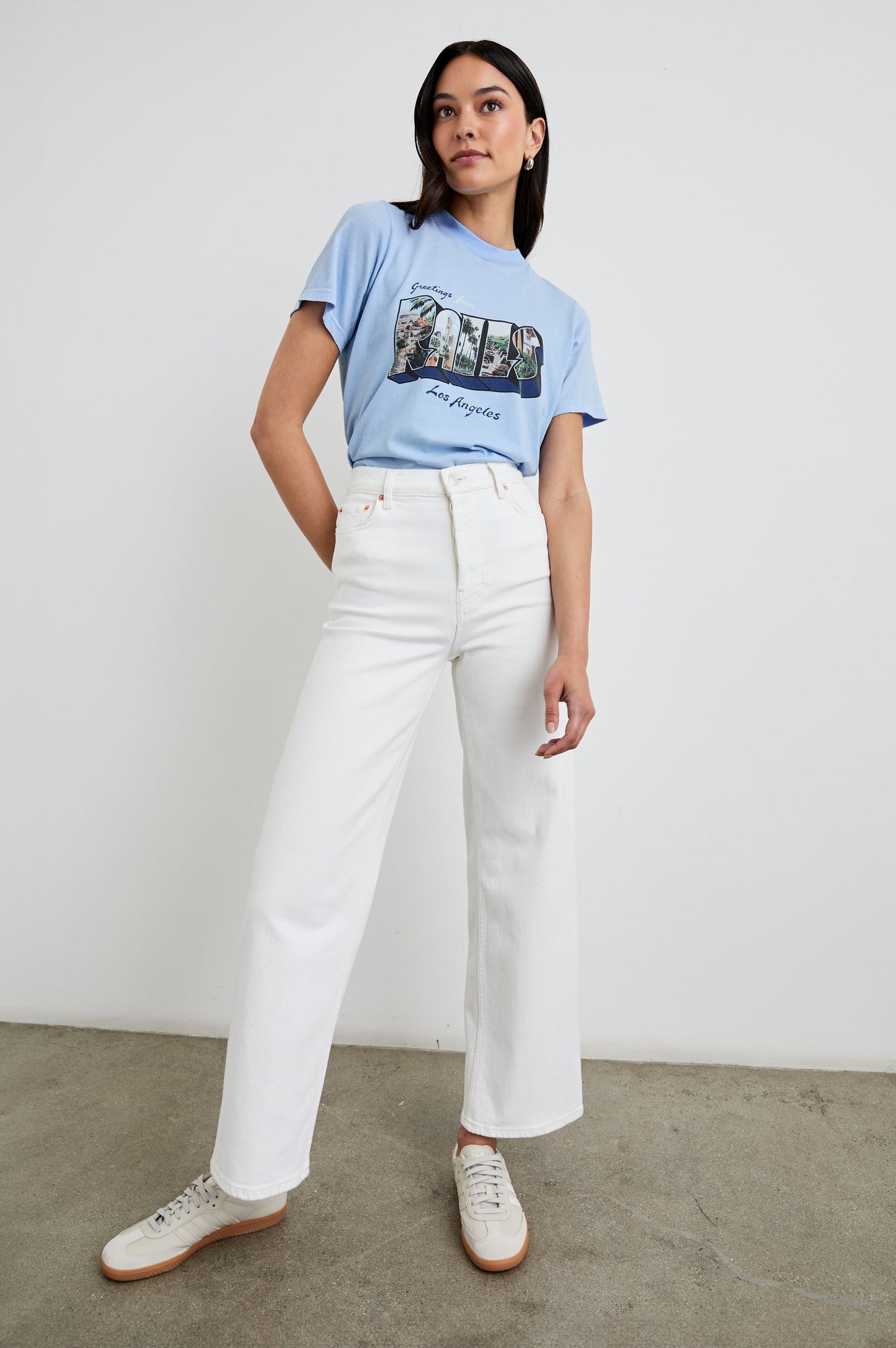 Rails - Boyfriend T-Shirt - Rails Los Angeles Blue