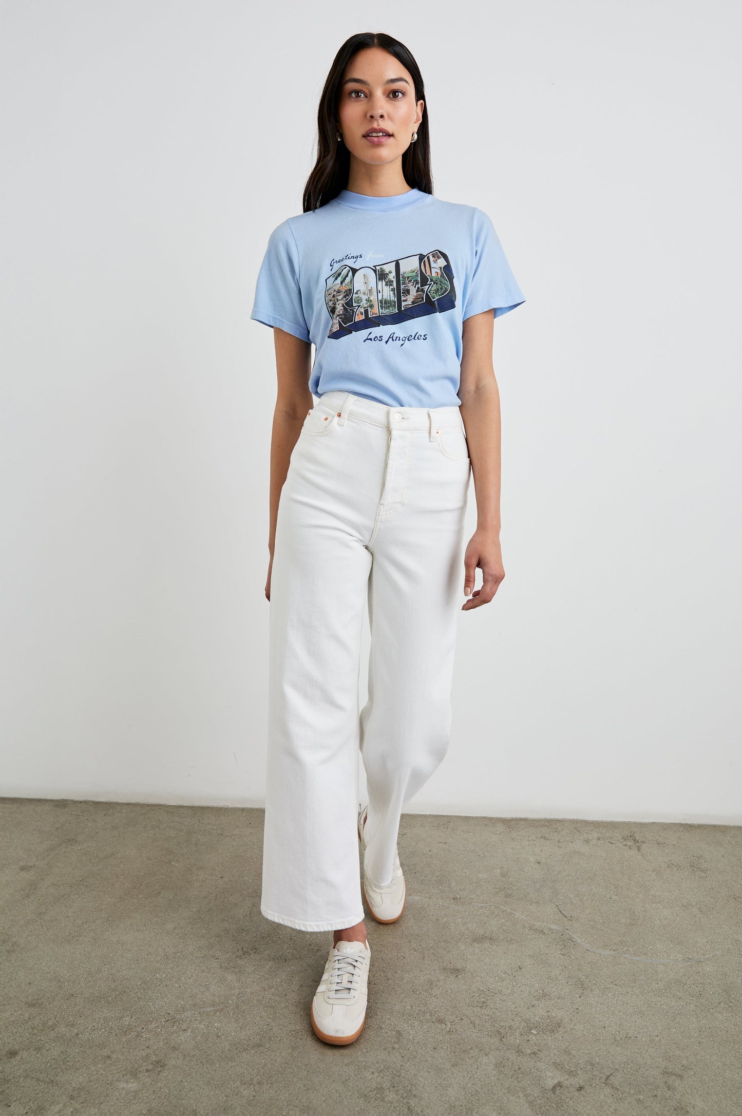 Rails - Boyfriend T-Shirt - Rails Los Angeles Blue
