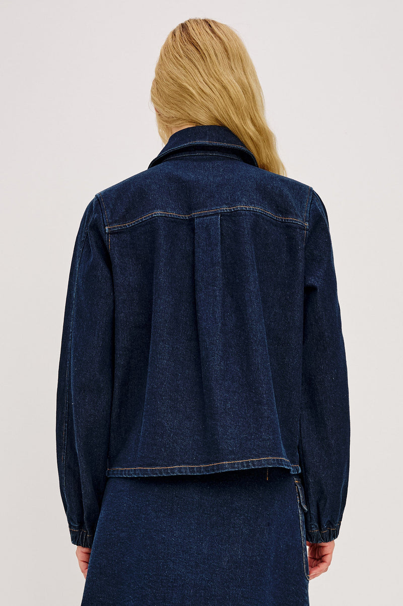 Brooke Jacket in Rinse Indigo