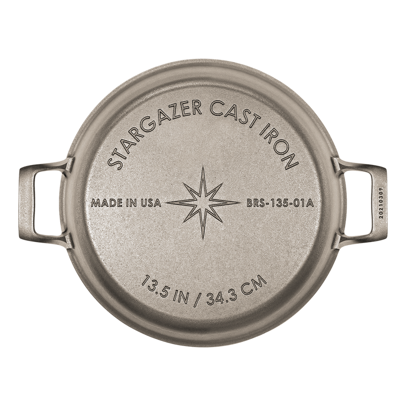 13.5-Inch Cast Iron Braiser