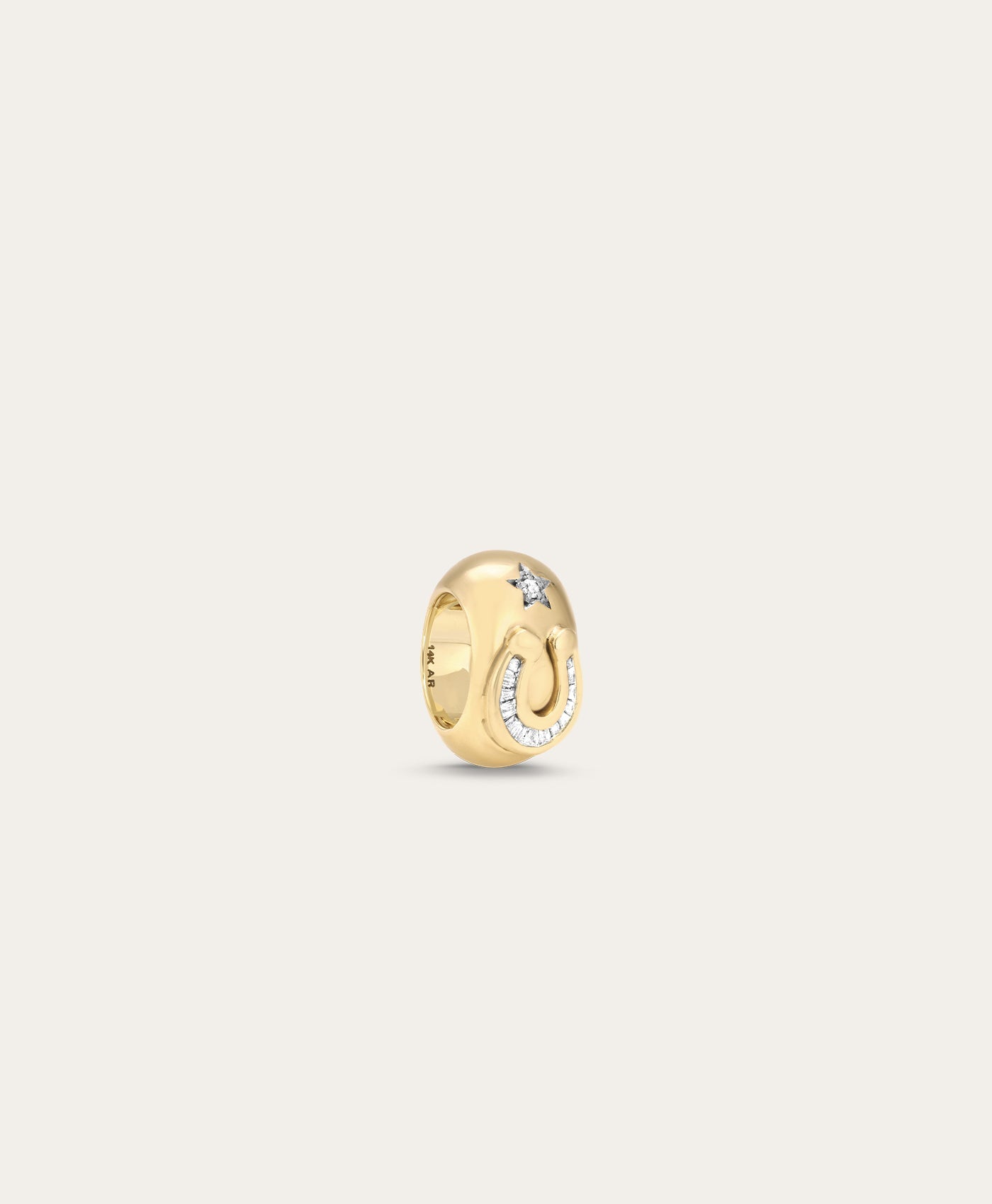 Adina Reyter - Baguette Horseshoe Lucky Big Bead