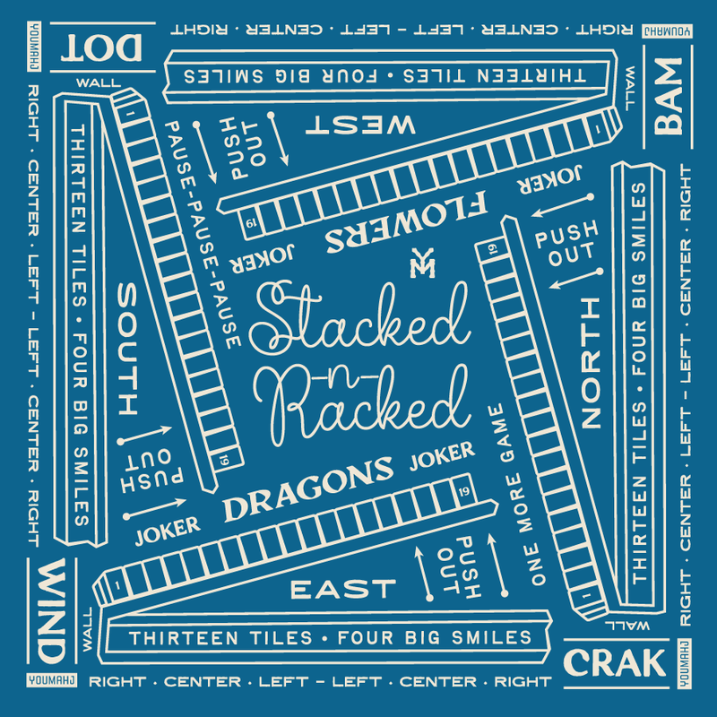 YouMahj Stacked n Racked Bandana