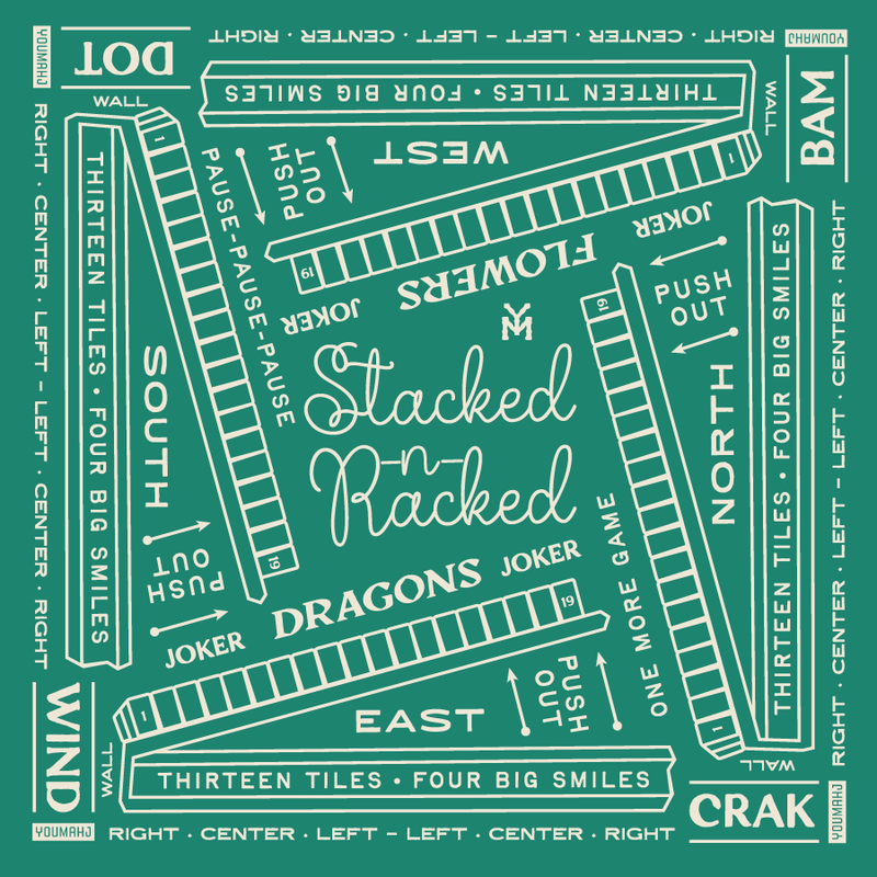 YouMahj Stacked n Racked Bandana