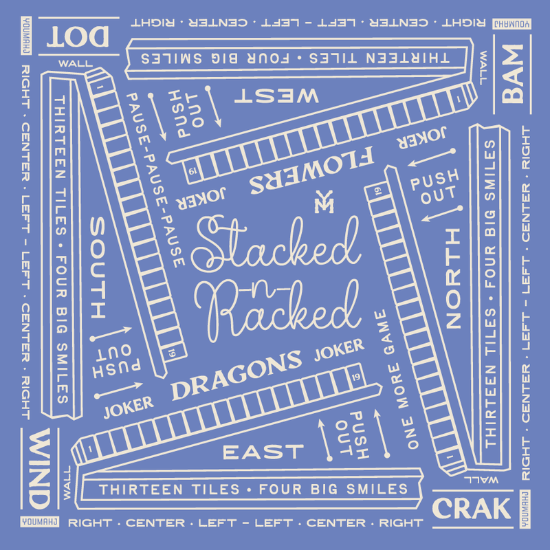 YouMahj Stacked n Racked Bandana
