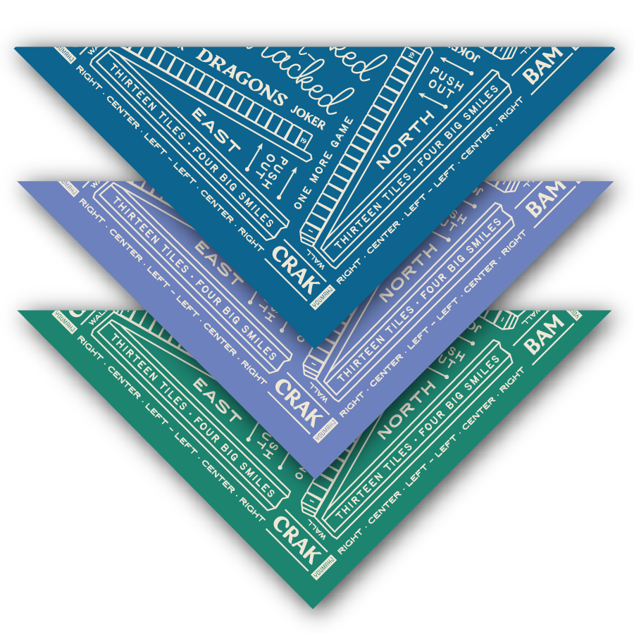 YouMahj Stacked n Racked Bandana
