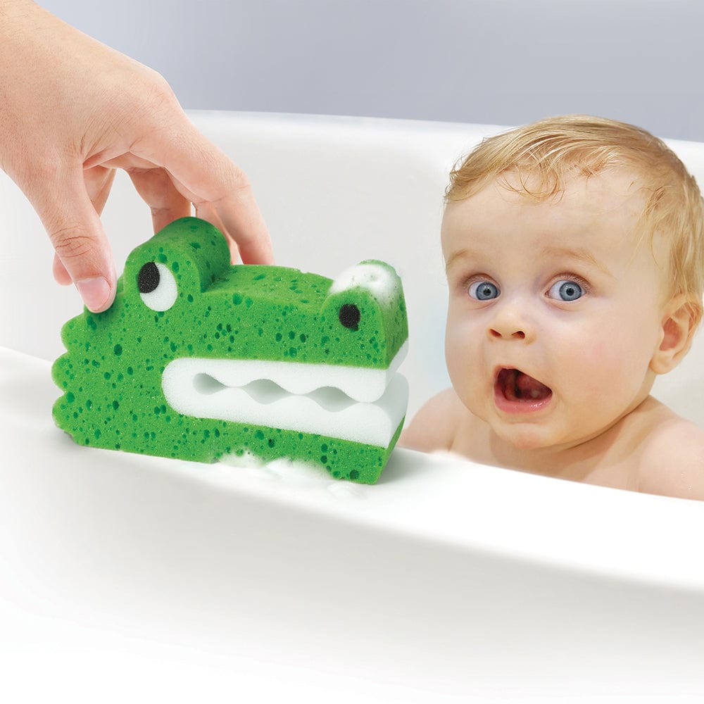 Load image into Gallery viewer, Bath Biters Croc Sponge
