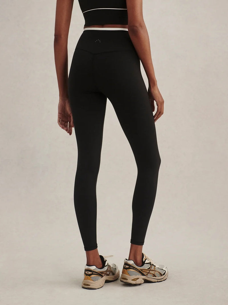 Always Contrast High Rise Legging 25 in Black / Snow White view 2