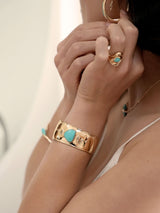 Turquoise Solstice Thick Cuff