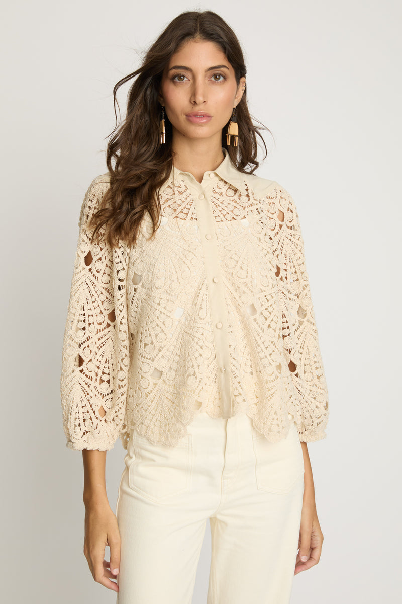Caballero - Juliette Top - Natural Lace