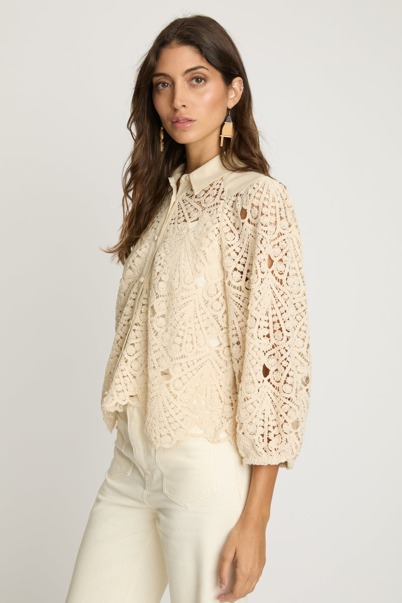 Caballero - Juliette Top - Natural Lace