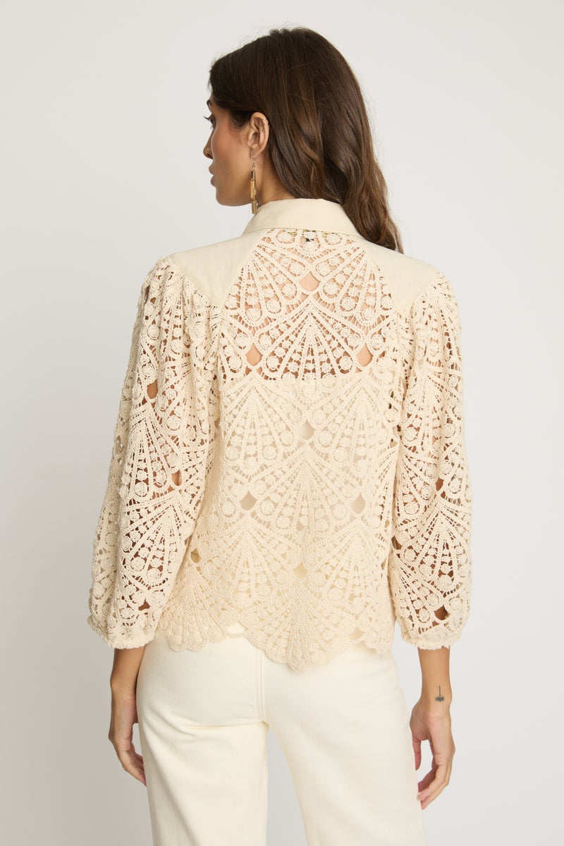 Caballero - Juliette Top - Natural Lace