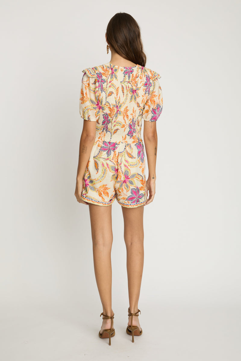 Caballero - Dany Romper - Stitched Flower