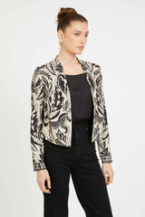 Ezra Reversible Blazer in Zebra Fern
