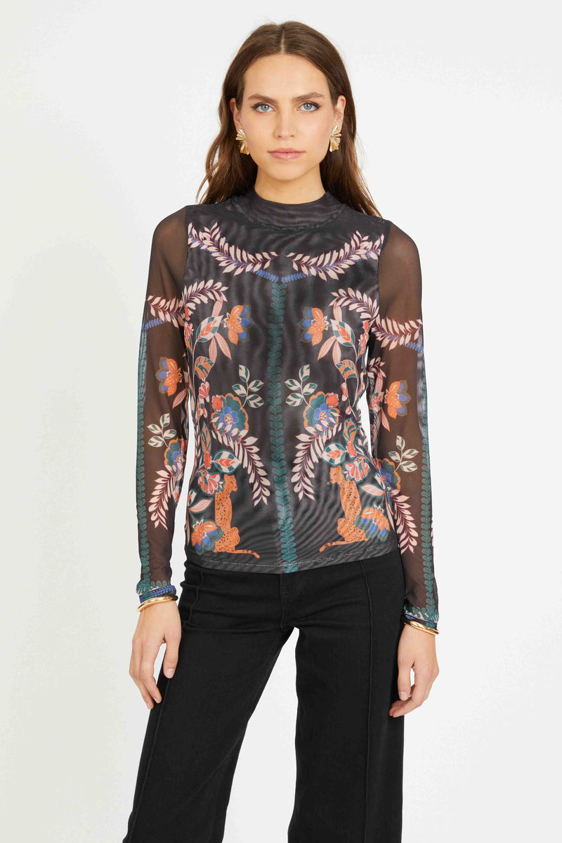 Marta Top in Zulu Prince Cheetah