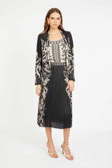 Ezra Reversible Blazer in Zebra Fern