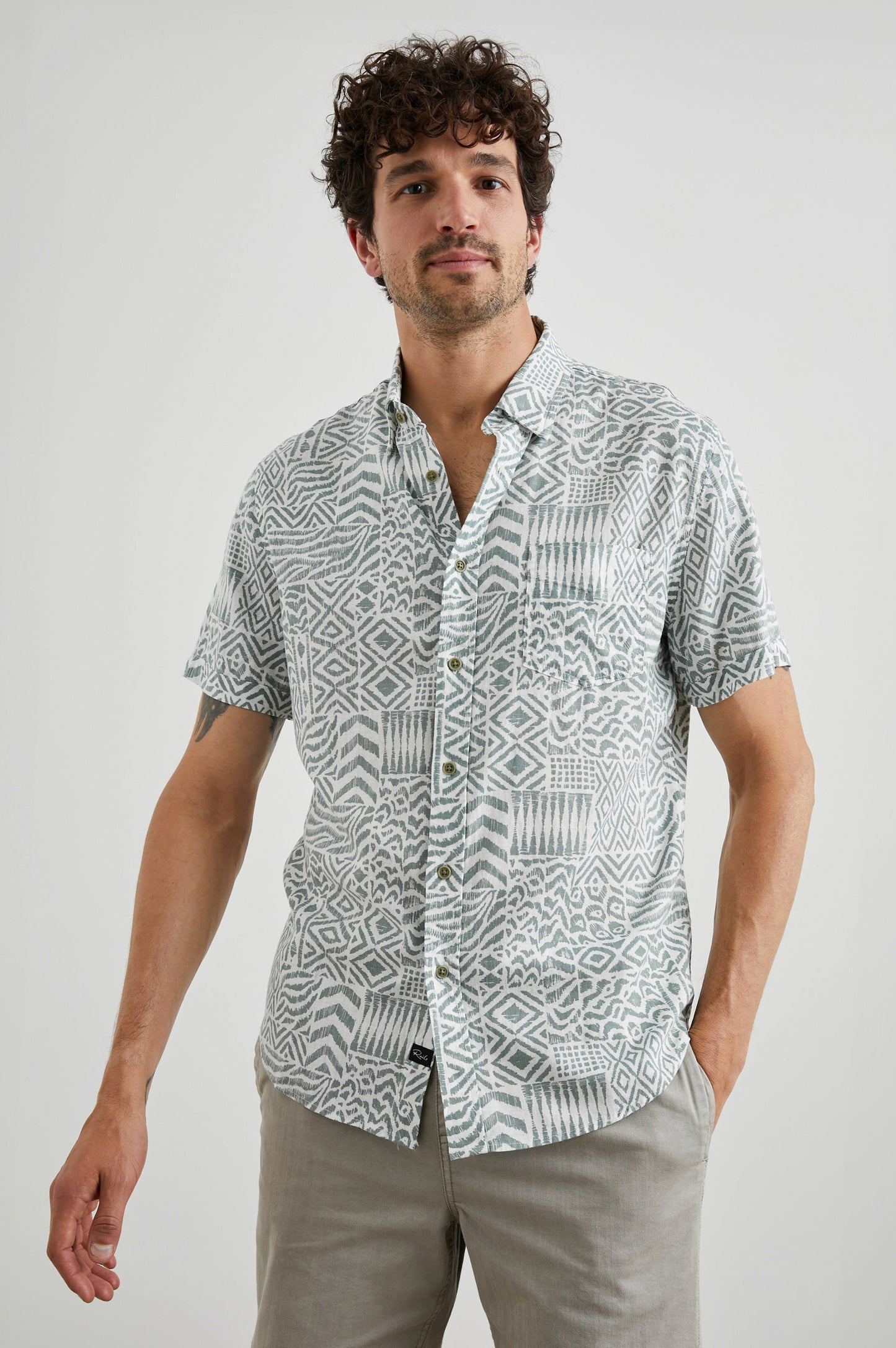 Carson Shirt, Bambu Block Kalamata